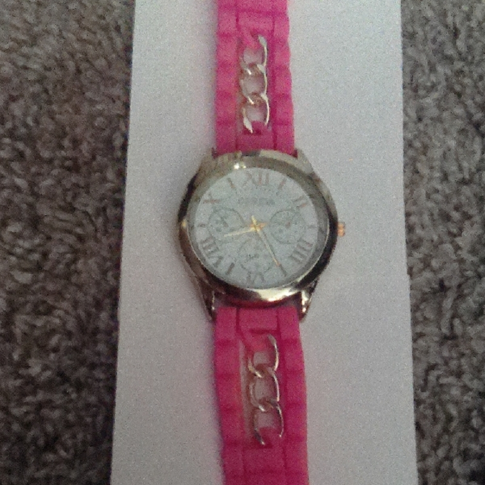 Pink and Gold Women's Watch